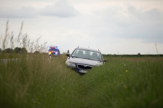 Policyjny pościg w Wołominie. Co odkryto w porzuconym BMW?