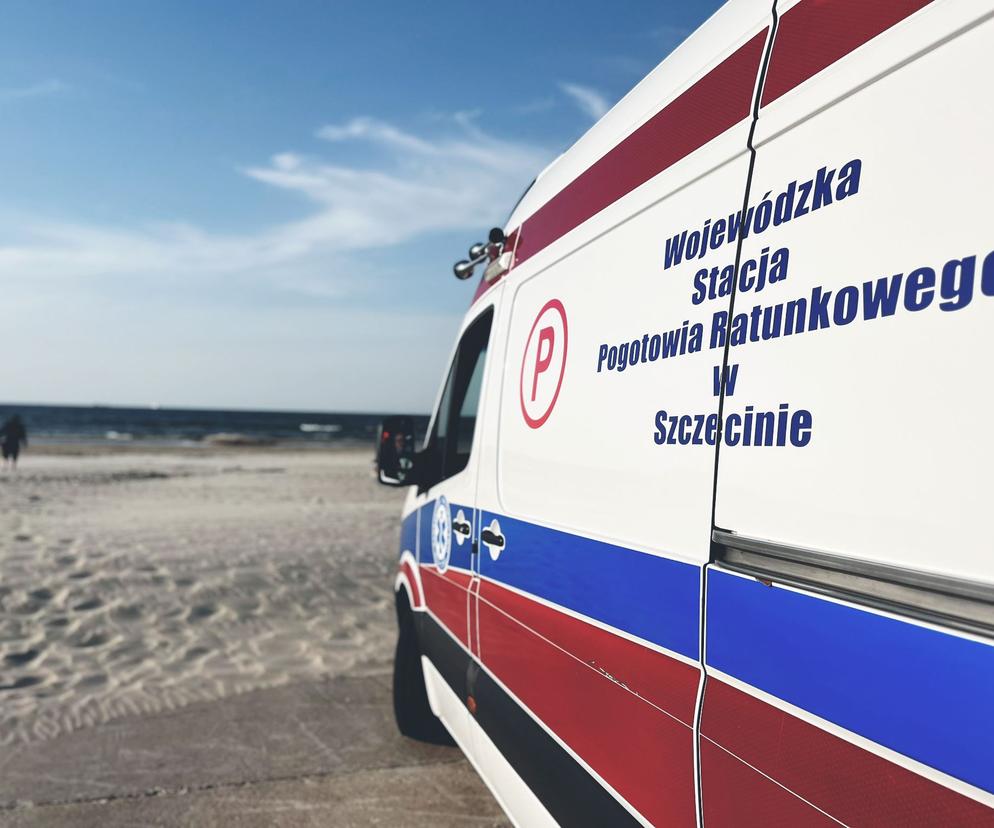 Ambulanse jadą nad morze. Turyści mogą czuć się bezpiecznie