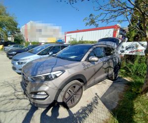 Policja odzyskuje skradzionego Hyundaia Tucson. Właściciel warsztatu z zarzutami