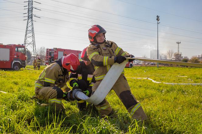 Tarnów: Tak wyglądały ćwiczenia strażaków na terenie Grupy Azoty [ZDJĘCIA]