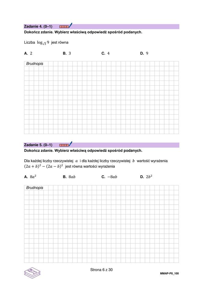 Matura 2024 - ARKUSZ CKE z matematyki (pp, nowa formuła)