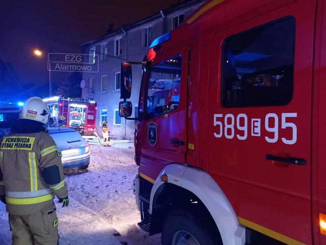 Tragiczny pożar w Zgierzu. Jedna osoba nie żyje