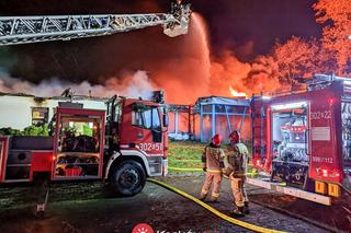 Kraków. Pożar przy ul. Zawiłej