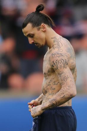 Zlatan Ibrahimovic, tatuaże 2015