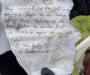 List w butelce znaleziony przy Warcie podczas sprzątania świata. Autor poszukiwany!