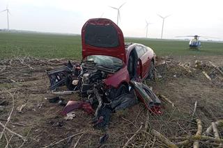 Wypadek śmiertelny na DK 25 pod Człuchowem. Nie żyje jedna osoba