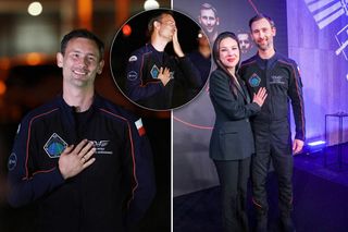 Sławosz Uznański-Wiśniewski wyleciał w kosmos! Jego żona, posłanka KO pożegnała męża przed lotem