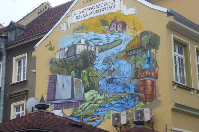Nowy mural można oglądać na ścianie kamienicy przy Starym Rynku