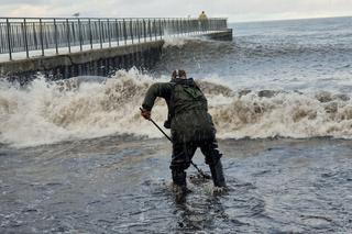 Tłumy na plaży w Kołobrzegu