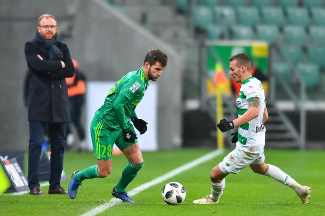 Łukasz Broź, prawy obrońca Śląska, w tym sezonie zdobył już 3 bramki.