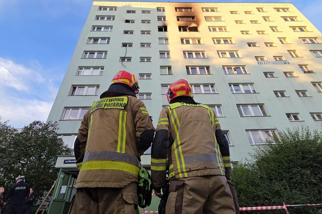 Warszawa. Tragiczny pożar mieszkania na Ursynowie. Nie żyje jedna osoba