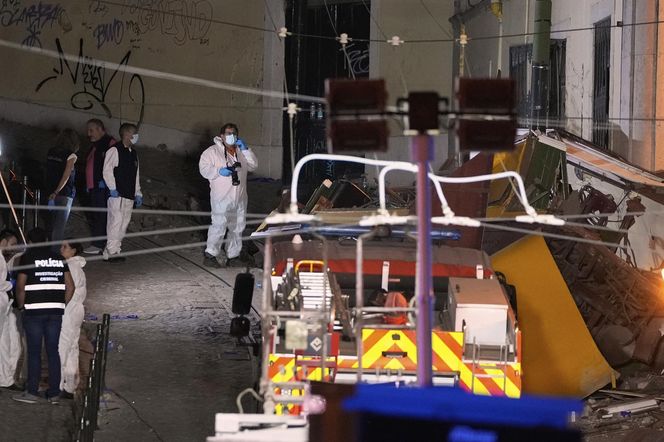 Koszmarny wypadek kolejki w Lizbonie