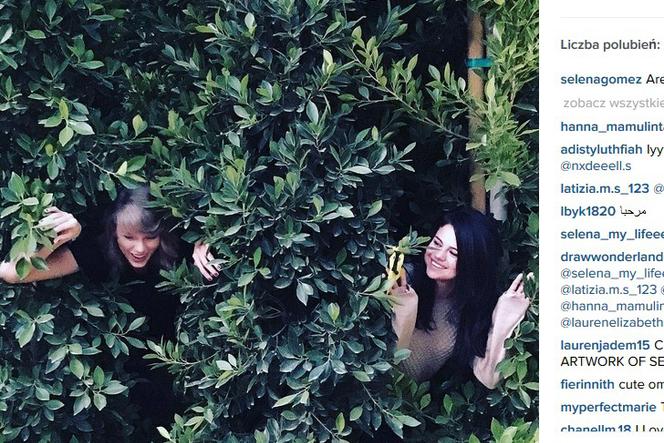 Taylor Swift i Selena Gomez - zdjęcie inspirowane video Out Of The Woods