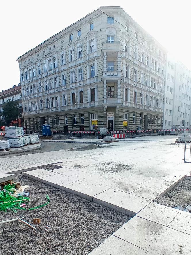 Przebudowa ulic w centrum Szczecina - lipiec 2020