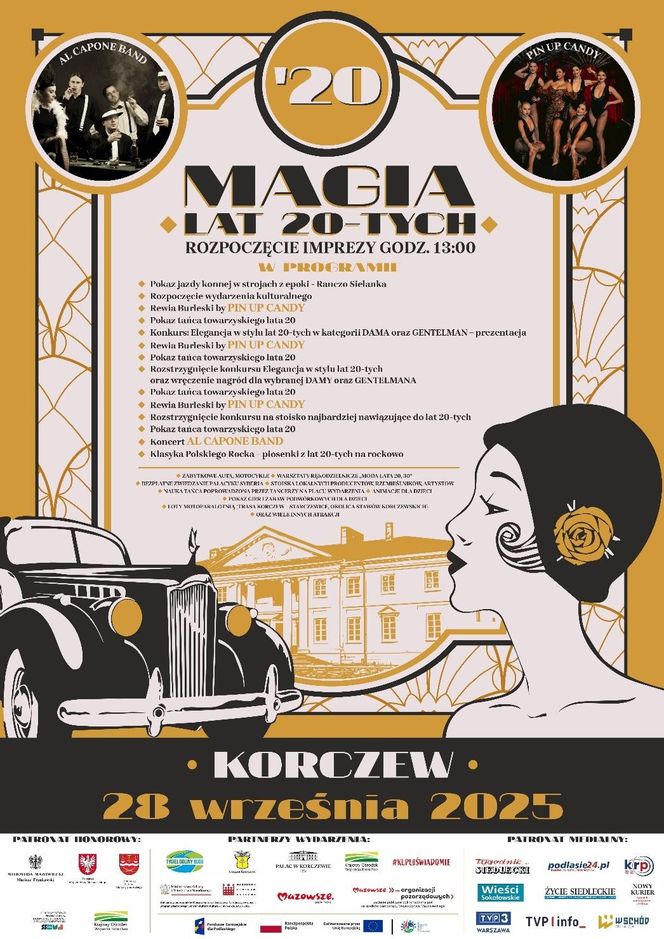 Przed nami tegoroczna impreza „Magia lat 20-tych” w Korczewie