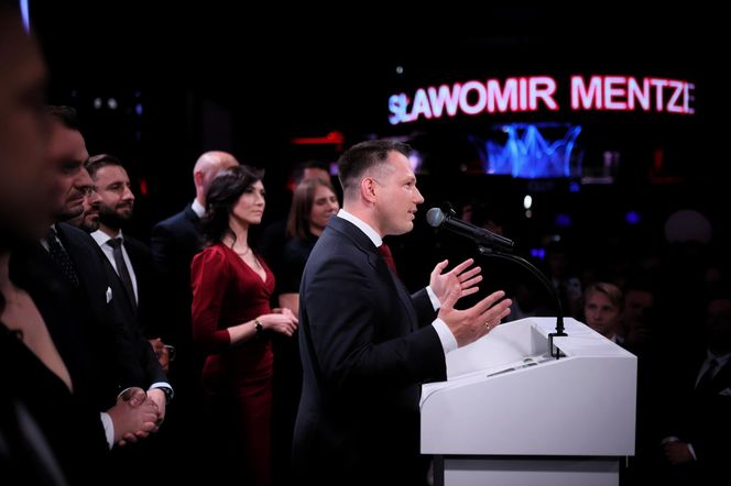 Wieczór wyborczy Sławomira Mentzena 