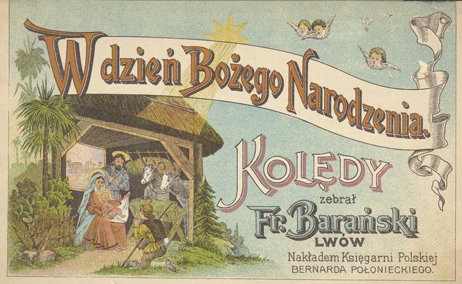 Okładka zbioru kolęd, około 1910 r.