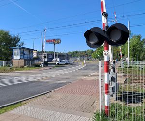 Przejazd kolejowy Starachowice Zachodnie otwarty