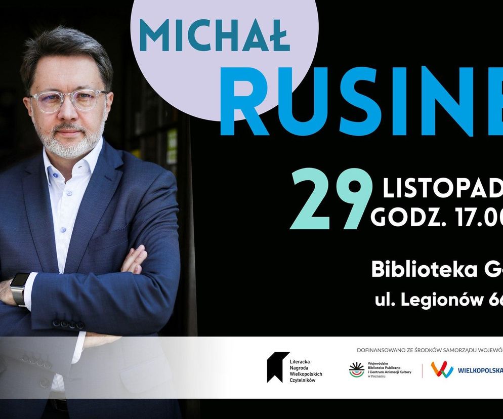 Kalisz. Michał Rusinek odwiedzi Miejską Bibliotekę Publiczną im. Adama Asnyka 