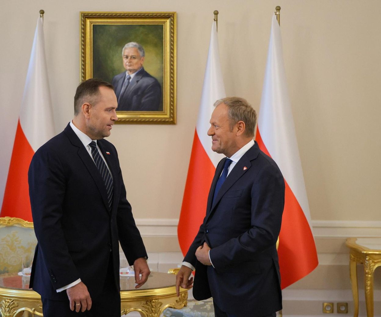 Spotkanie Nawrocki, Tusk i Kosiniak-Kamysz. Ważne rozmowy o "polskim SAFE 0 proc."