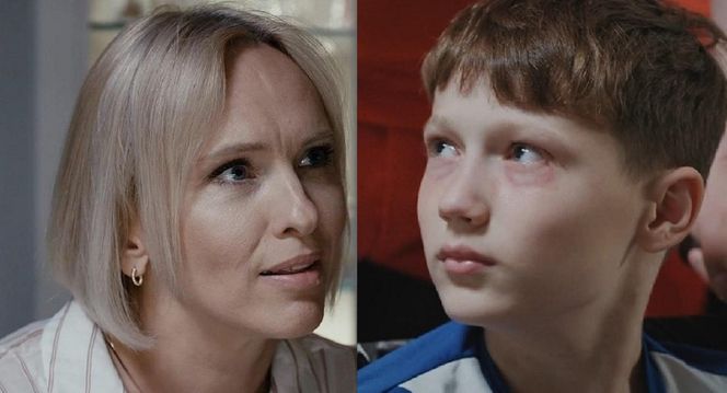 M jak miłość, odcinek 1887. Dorota (Iwona Rejzner), Franek (Jarosław Śmigielski)