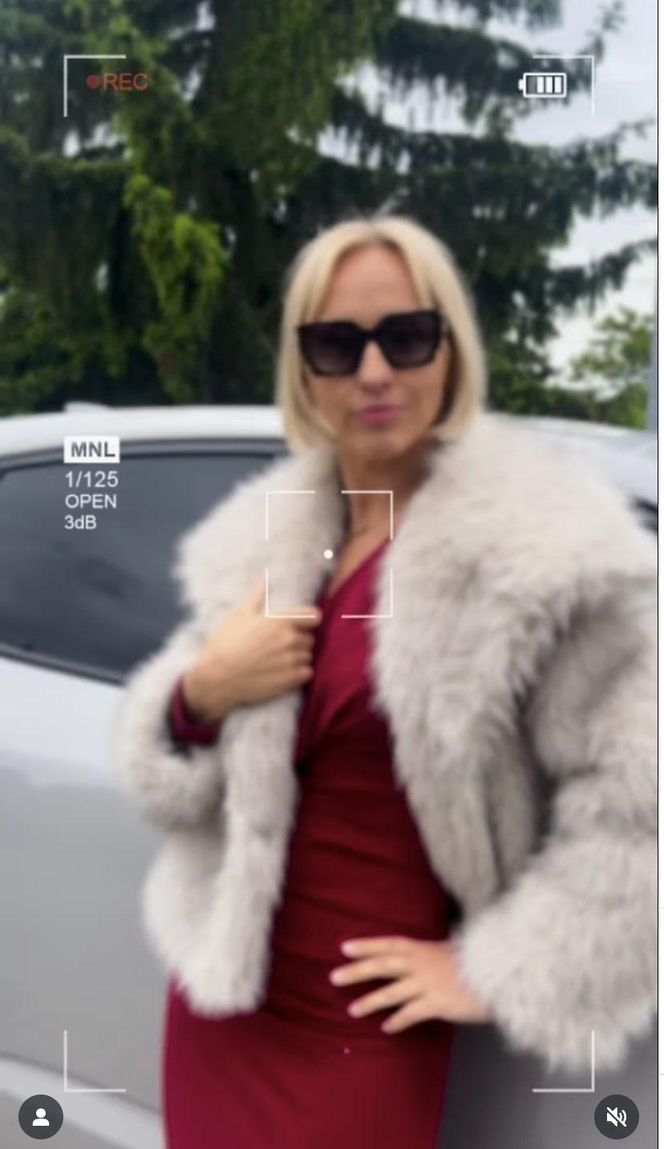 M jak miłość. Dorota (Iwona Rejzner) na planie