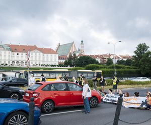 Ostatnie Pokolenie znów na ulicy. Blokowali Wisłostradę i zrobią to ponownie