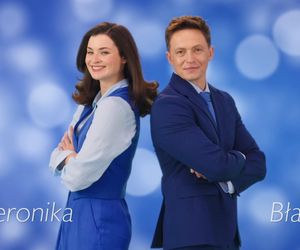 Barwy szczęścia, odc. 3223 - nowa czołówka. Weronika (Maria Świłpa), Błażej Modrzycki (Piotr Ligienza)