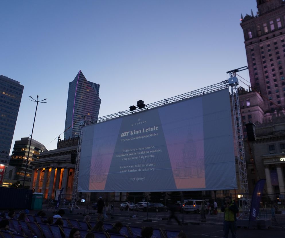 Kino plenerowe Kinoteki powraca. Kiedy będą odbywały się pokazy?