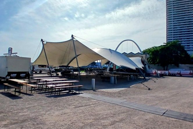 Amfiteatr w Travemünde przypomina Teatr Letni w Szczecinie