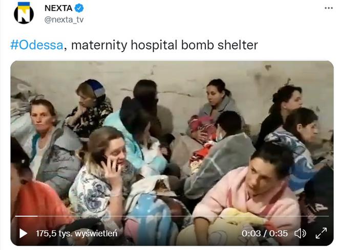 W schronach Odessy rodzą się dzieci. Zobacz film z podziemnej porodówki 