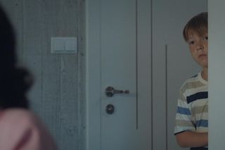 	M jak miłość odc. 1826. Iza (Adriana Kalska), Szymek (Staś Szczypiński)