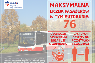 Zmiana limitów w komunikacji miejskiej! Od kiedy autobusem pojedzie więcej pasażerów?