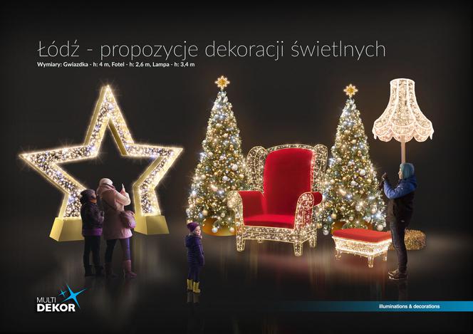 3 Tak będą wyglądać świąteczne iluminacje na Piotrkowskiej w tym roku
