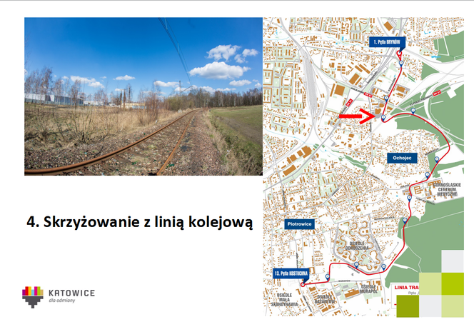 Tramwaj do Kostuchny z centrum Katowic