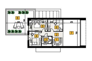 Projekt A102aG2 Dom z klimatem - wariant II (z wentylacją mechaniczną i rekuperacją)