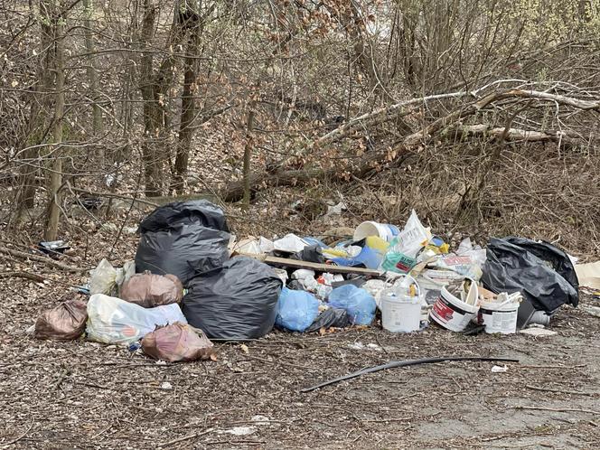 Składowisko śmieci w Mysłowicach przy ul. Miarki