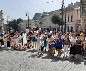 Żółto niebieskie flagi w Lublinie. Tak świętowaliśmy Dzień Niepodległości Ukrainy  [GALERIA] 