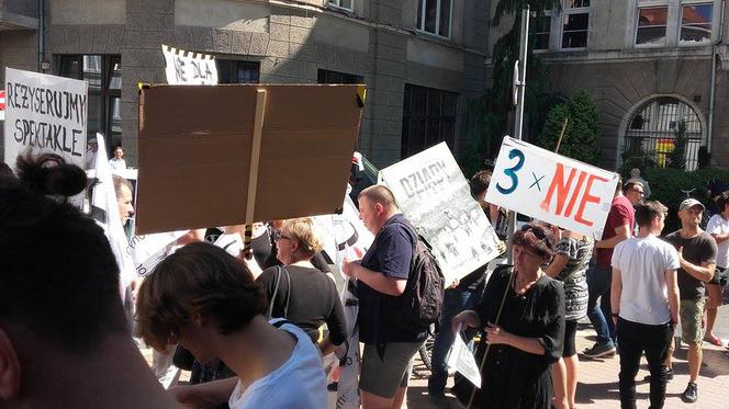 Protest w Teatrze Polskim