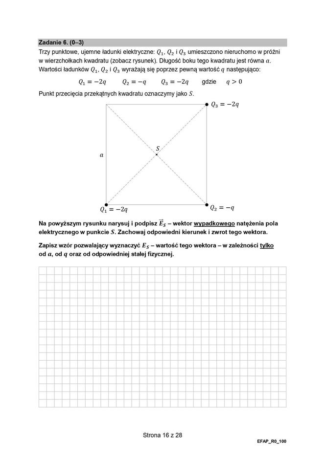 Matura 2024 fizyka rozszerzona - arkusze CKE formuła 2015  