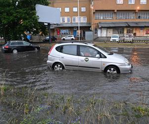 Szczecin zalany po burzy, 1.07.2022