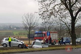 Książ Wielki. Tragiczny wypadek na DK-7. Nie żyją dwie osoby [ZDJĘCIA]