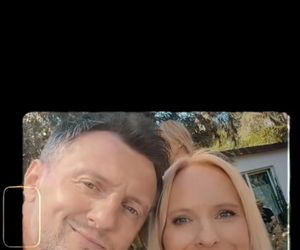 	M jak miłość nowy sezon. Bartek (Arkadiusz Smoleński), Dorota (Iwona Rejzner) na planie