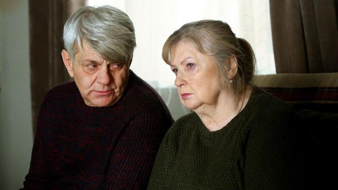 Barwy szczęścia. Amelia (Stanisława Celińska), Tomasz Wiśniewski (Kazimierz Mazur)