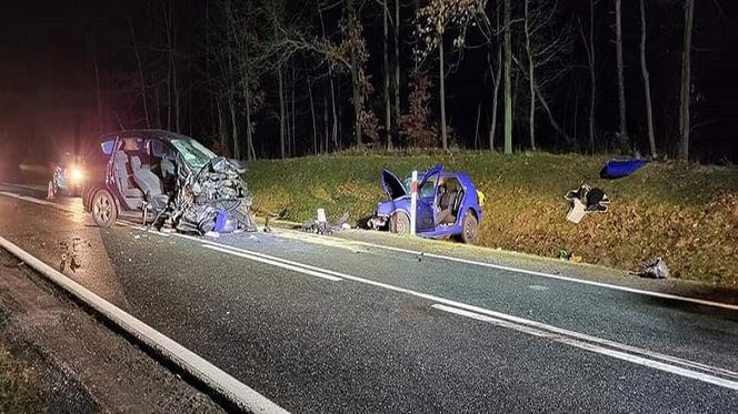 Groźny wypadek pod Dobiegniewem. To cud, że nikt nie zginął