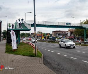 Remont kładki dla pieszych w al. Krakowskiej