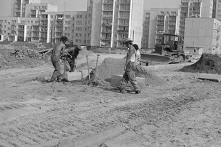 Budowa Ursynowa w 1977 roku