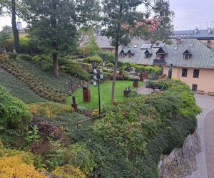 Ogród za kościołem św. Józefa w Krakowie