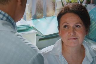 M jak miłość odc. 1713. Marysia (Małgorzata Pieńkowska), Artur (Robert Moskwa)