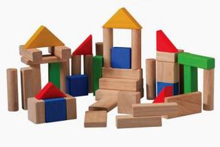 Klocki drewniane firmy Plan Toys 